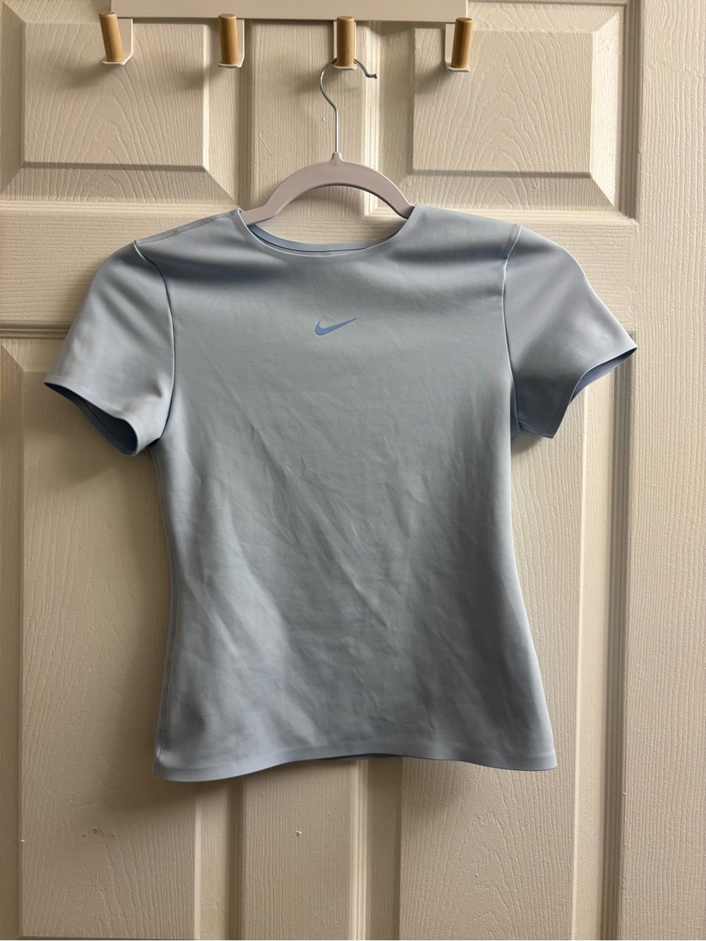 Nike Women’s Pale Blue Short Sleeve Athletic Tee